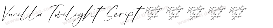 Vanilla Twilight Script字体转换
